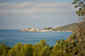 Ein Blick über die Bucht zu unserem Lieblingsort